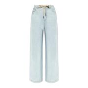 Jeans met strikken Munthe , Blue , Dames