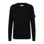 Wollen trui Stone Island , Black , Heren