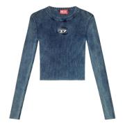 Anchor Maglia Stijlvol Shirt Diesel , Blue , Dames