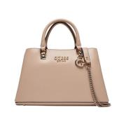 Beige Handtas Elegant Ontwerp Luxe Details Guess , Beige , Dames