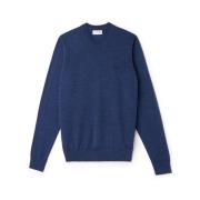 Blauwe Sweatshirt Stijlvol Comfortabel Casual Wear Lacoste , Blue , He...