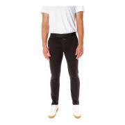 Slim-fit Trousers Closed , Black , Heren