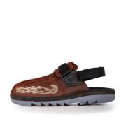 Flat Sandals Reebok , Brown , Heren