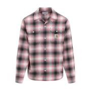 Charm Pink Blanchard Shirt Carhartt Wip , Multicolor , Heren