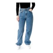 Loose-fit Jeans Nudie Jeans , Blue , Dames