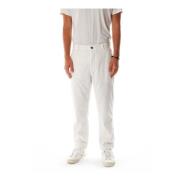 Straight Trousers Edmmond Studios , White , Heren