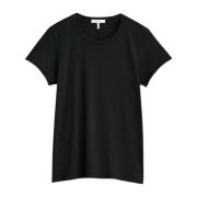 Slub Tee Zwart T-Shirt Rag & Bone , Black , Dames