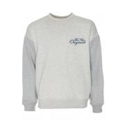 Crewneck Sweatshirt met Logo Borduursel The New Originals , Gray , Her...