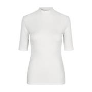 Krown T-Shirt - Porselein Modström , White , Dames