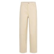 Corduroy High Waisted Zomerbroek Modström , Beige , Dames