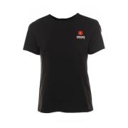 Crest Logo Classic Fit T-Shirt Kenzo , Black , Dames