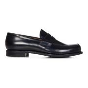 Zwarte Leren Loafer Schoenen Church's , Black , Heren