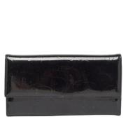 Pre-owned Leather wallets Dior Vintage , Black , Dames