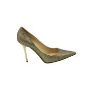 Pre-owned Leather heels Jimmy Choo Pre-owned , Yellow , Dames