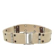 Pre-owned Canvas belts Burberry Vintage , Beige , Dames