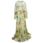 Pre-owned Silk dresses Gucci Vintage , Multicolor , Dames