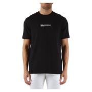 Biologisch Katoenen Regular Fit T-shirt Karl Lagerfeld , Black , Heren