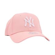 League Essential Petten voor Vrouwen New Era , Pink , Dames