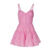 Roze Zomerjurk Collectie Charo Ruiz Ibiza , Pink , Dames