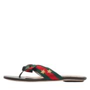 Pre-owned Canvas flats Gucci Vintage , Multicolor , Dames