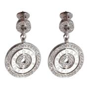 Pre-owned White Gold earrings Bvlgari Vintage , Gray , Dames