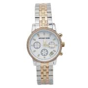 Pre-owned Stainless Steel watches Michael Kors Pre-owned , White , Dam...