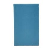 Pre-owned Leather home-office Hermès Vintage , Blue , Dames