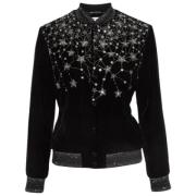Pre-owned Velvet outerwear Yves Saint Laurent Vintage , Black , Dames