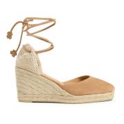 Carina/8/007 9 cm Wedges Castañer , Beige , Dames