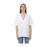 T-Shirts Semicouture , White , Dames
