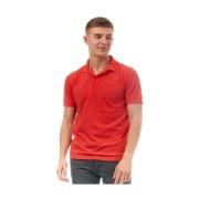 Polo Shirt Korte Mouw Geranio Sun68 , Red , Heren