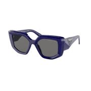 Stijlvolle Zonnebril Prada , Blue , Dames