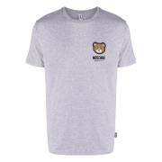 Grijze T-shirts en Polos Moschino , Gray , Heren