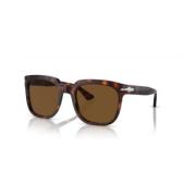 Stijlvolle zonnebril met donkere lenzen Persol , Brown , Unisex