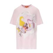 Bloemenprint Roze Katoenen T-shirt Stine Goya , Pink , Dames