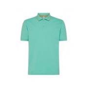 Slim Profiel Polo Shirt Groen Aqua Sun68 , Green , Heren