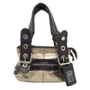 Pre-owned Leather shoulder-bags Chloé Pre-owned , Gray , Dames