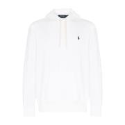 Witte Katoenen Hoodie Sweater Ralph Lauren , White , Heren