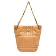 Pre-owned Leather shoulder-bags Burberry Vintage , Brown , Dames