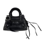 Pre-owned Leather handbags Balenciaga Vintage , Black , Dames