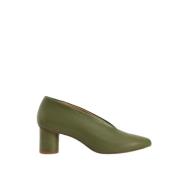 Cilindrische hak leren schoen Malababa , Green , Dames