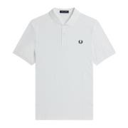 Klassieke Polo Shirt met Borduurwerk Fred Perry , White , Heren