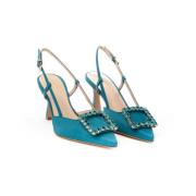 Slingback Hakken Schoenen Roberto Festa , Blue , Dames