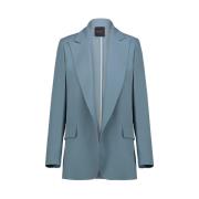 Elegante Grijze Damesjas Nathi Luxury , Blue , Dames