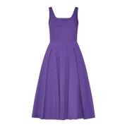 Paarse Jurken voor een Stijlvolle Look Blanca Vita , Purple , Dames