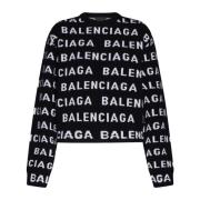 Zwarte Sweaters voor Mannen Balenciaga , Black , Dames