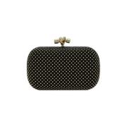 Pre-owned Suede clutches Bottega Veneta Vintage , Black , Dames