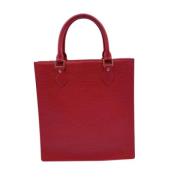 Pre-owned Leather totes Louis Vuitton Vintage , Red , Dames