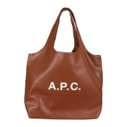 Stijlvolle Ninon Tote Tas A.p.c. , Brown , Dames