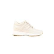 Interactieve Avorio Sneakers voor Dames Hogan , Beige , Dames